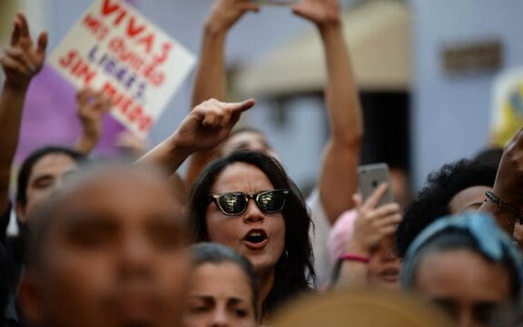 Plantón contra la violencia machista / Colectiva Feminista en Construcción / Ana María Abruña