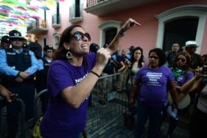 Plantón contra la violencia machista / Coletiva Feminista en Construcción / Ana María Abruña