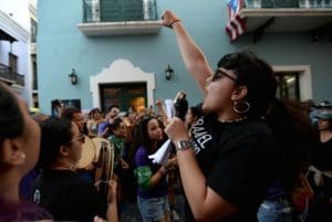 Plantón contra la violencia machista / Ana María Abruña