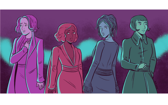 Arte de Rosa Colón para crítica de cine Fantastic Beasts: The Crimes of Grindelwald