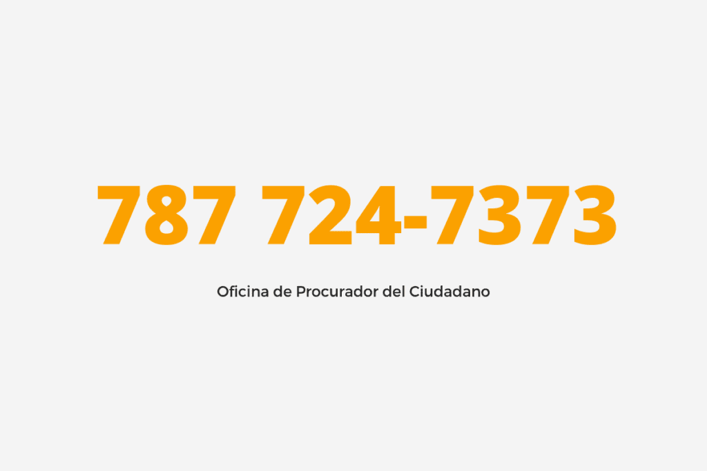 Teléfono Oficina del Procurador del Ciudadano