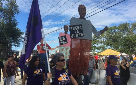 Manifestación plan de ajuste de Cofina