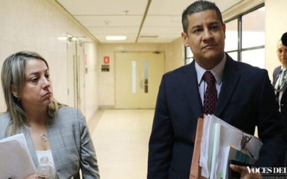 La fiscal de distrito de Ponce, Marjorie Gierbolini, y el fiscal Ildefonso Torres Rodríguez