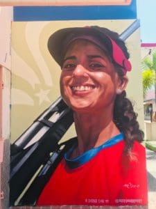 Mural de Yarimar Mercado en Yauco