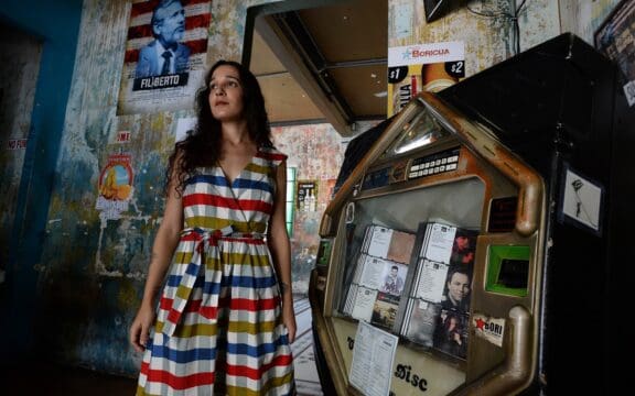 La cantautora Ile en El Boricua, Río Piedras Puerto Rico. Foto por Ana María Abruña Reyes