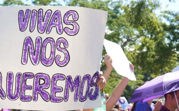 Marcha Violeta de Siempre Vivas Metro