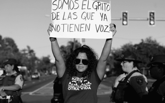 Manifestación contra la violencia de género en Puerto Rico y la indolencia de la Policía