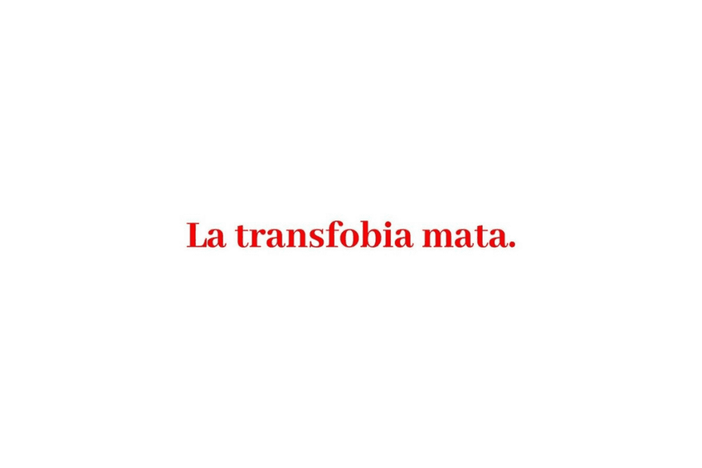 La transfobia mata