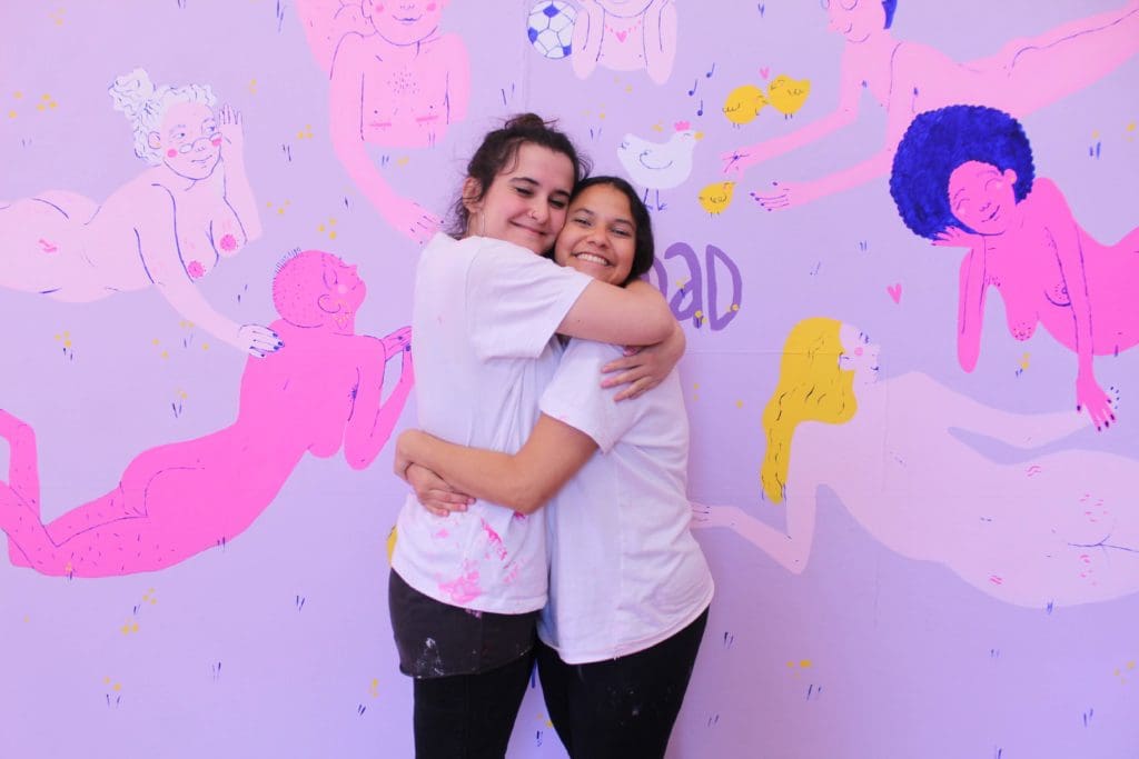 Nazareth Dos Santos y Larissa Pagán, de Sola me gusto2