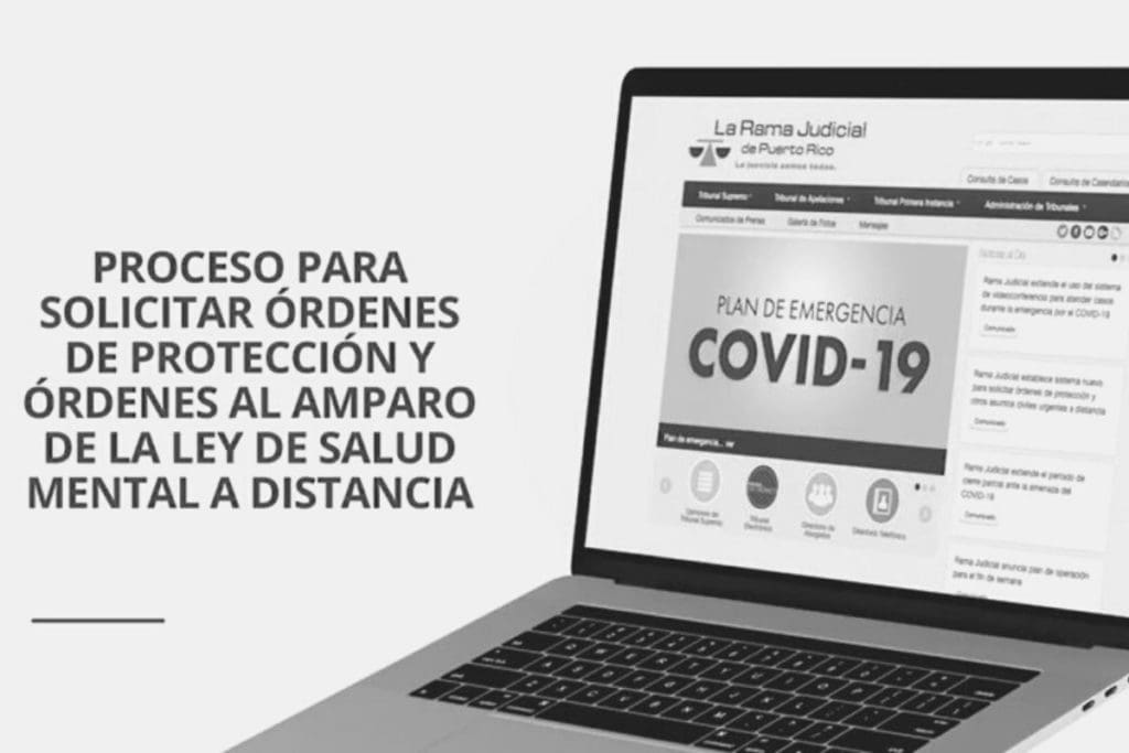Cómo solicitar orden de protección por internet
