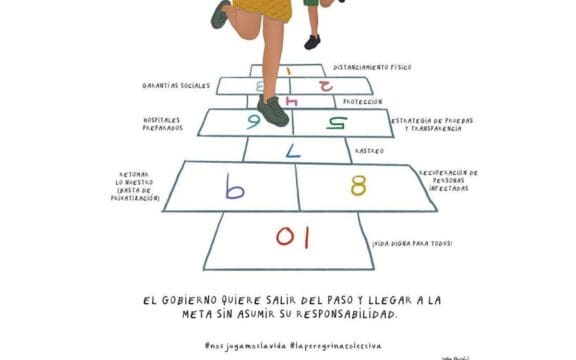 Ilustración La peregrina por Mya Pagán