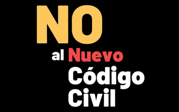 No al nuevo código civil