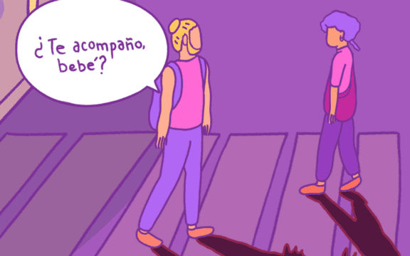 No es piropo, es acoso callejero - Imagen de Stephanie Cavina para ¡Cambia ya!