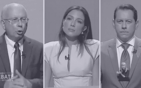 César Vázquez, Alexandra Lúgaro y Juan Dalmau