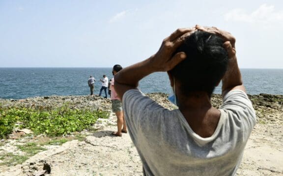 Búsqueda de Liz María. Foto Víctor Ramírez