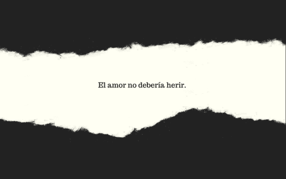 El amor no debería herir