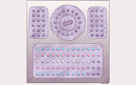 Acceso a derechos reproductivos. Ilustración por Rosa Colón.