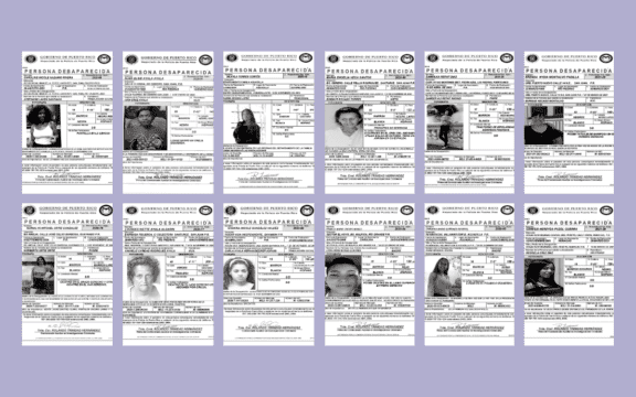 Mujeres y niñas desaparecidas en Puerto Rico