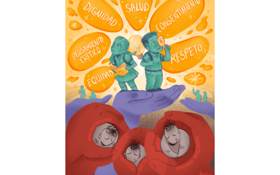 Perspectiva de género en la educación en Puerto Rico. Ilustración por Ivia Pantoja.