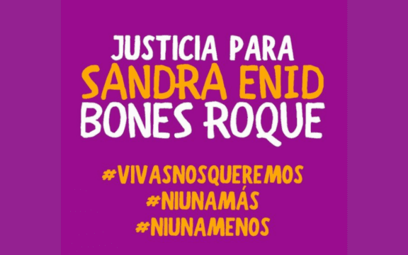 Justicia para Sandra Enid Bones Roque