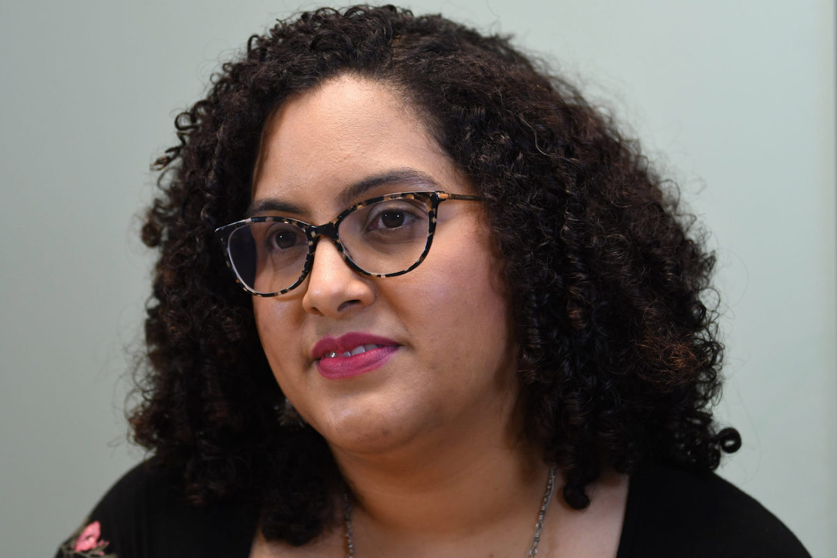 Coraly León Morales, presidenta de la Red Nacional de Albergues de Violencia de Género.