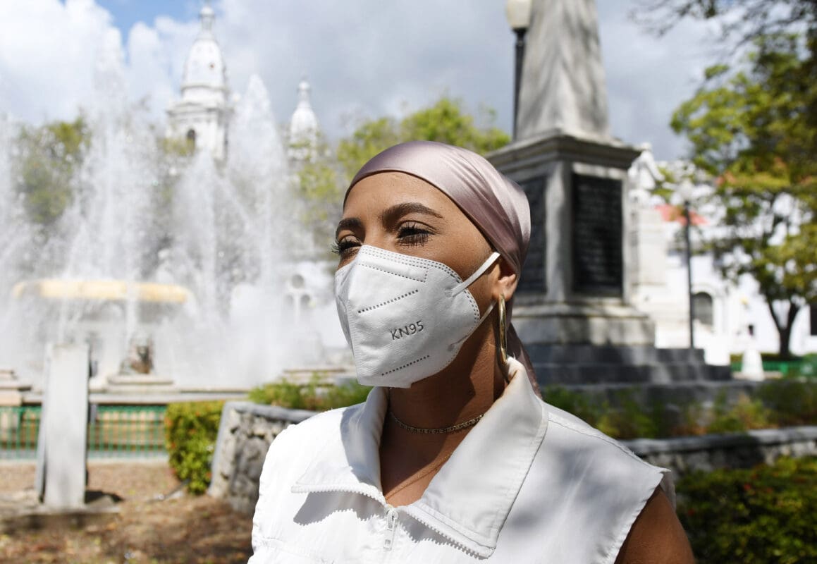 Retrato de Karina Torrez Ruiz, madre soltera de Villalba, diagnosticada con cáncer de seno.