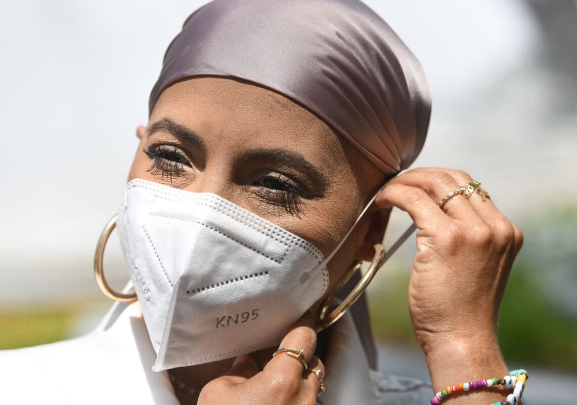 Retrato de Karina Torrez Ruiz, madre soltera de Villalba, diagnosticada con cáncer de seno.